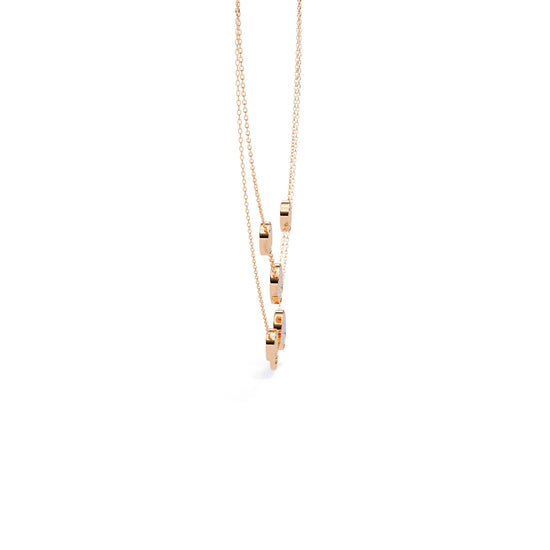 Twinkling Orbit Moissanite Necklace