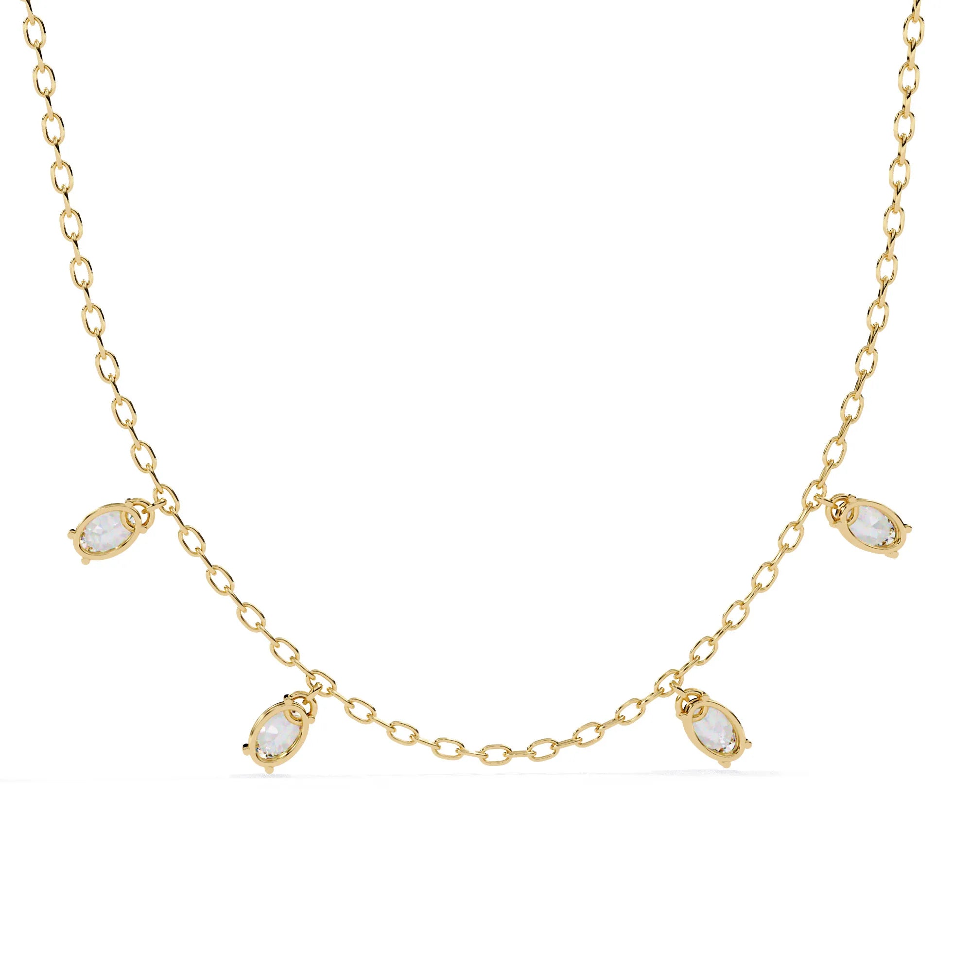 Luxe Drops Moissanite Necklace