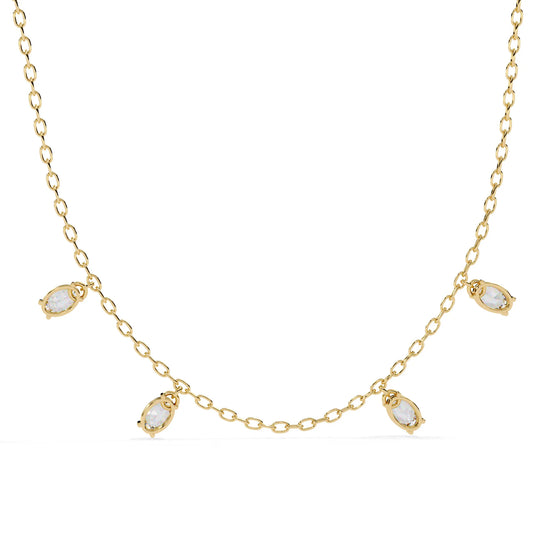 Luxe Drops Moissanite Necklace