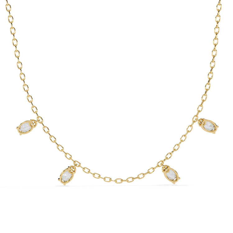 Luxe Drops Moissanite Necklace