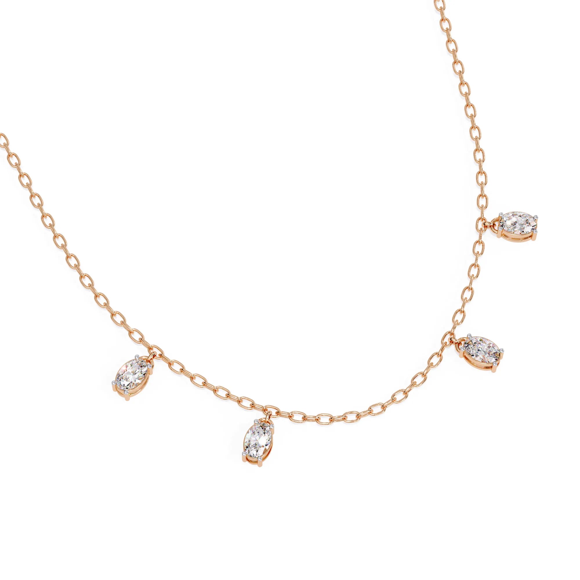 Luxe Drops Moissanite Necklace