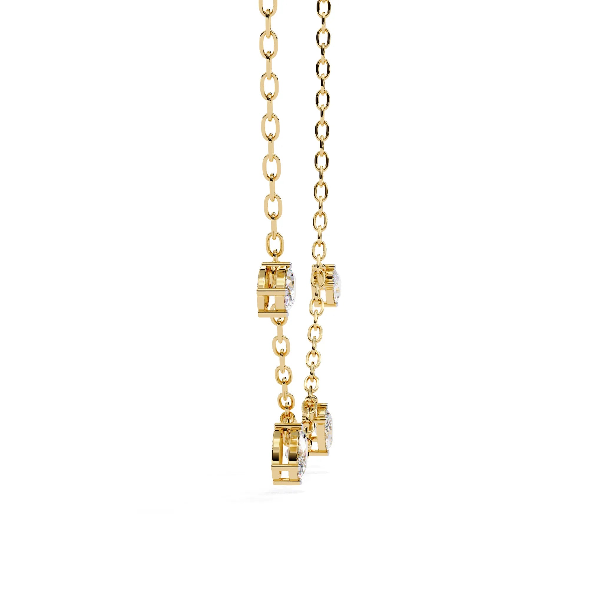 Luxe Drops Moissanite Necklace