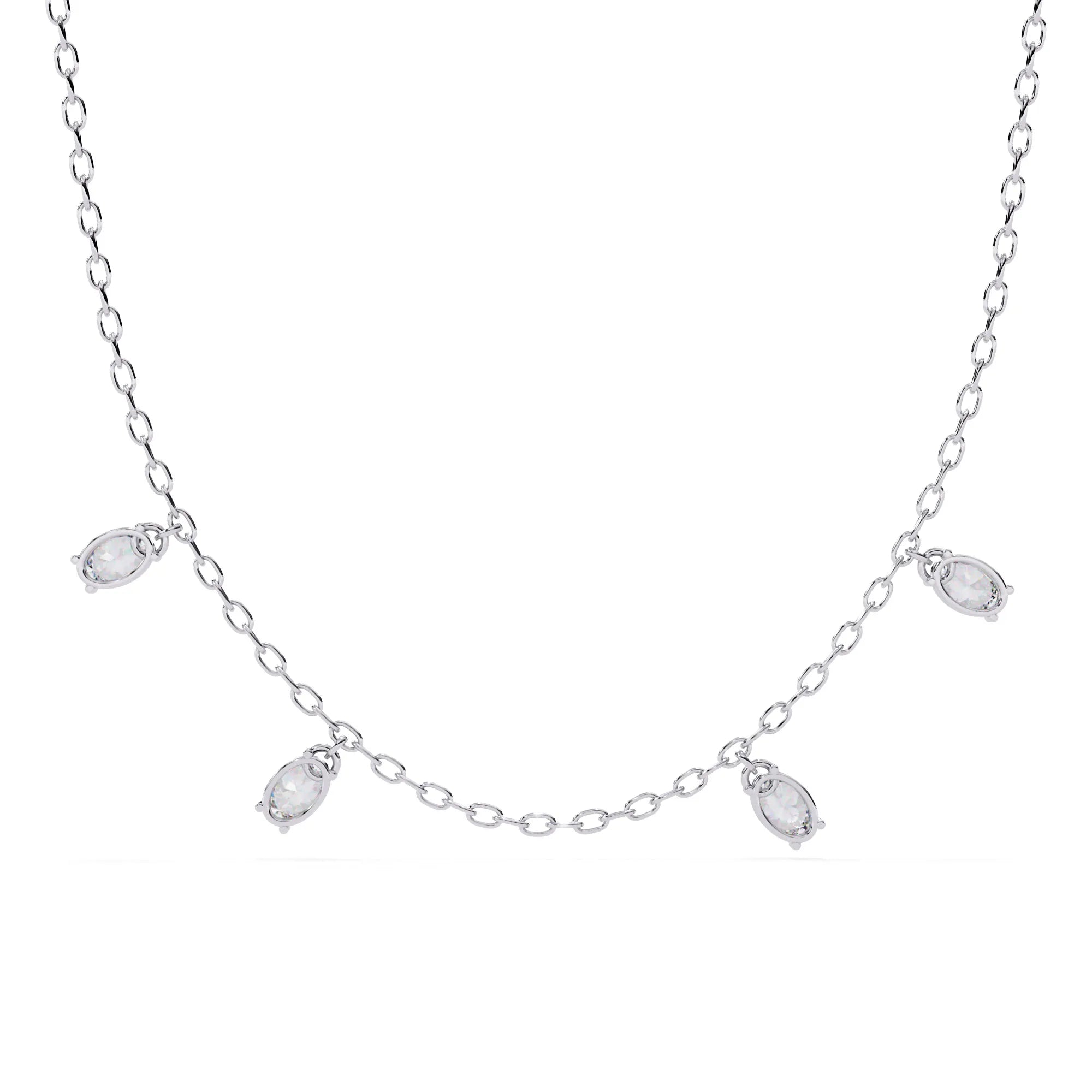 Luxe Drops Moissanite Necklace