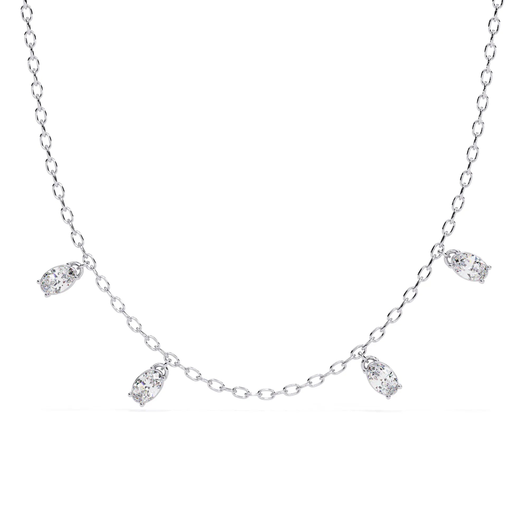 Luxe Drops Moissanite Necklace