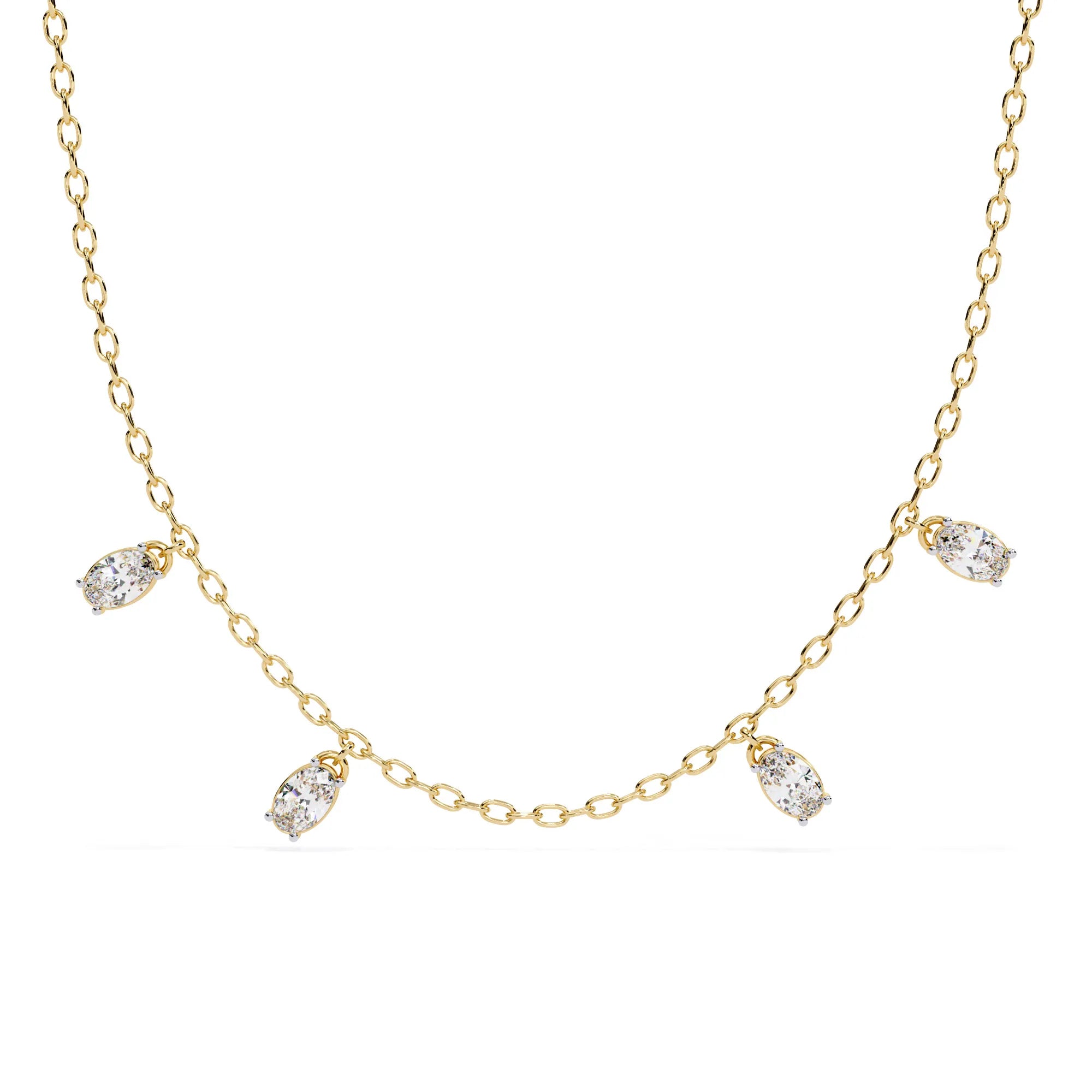 Luxe Drops Moissanite Necklace