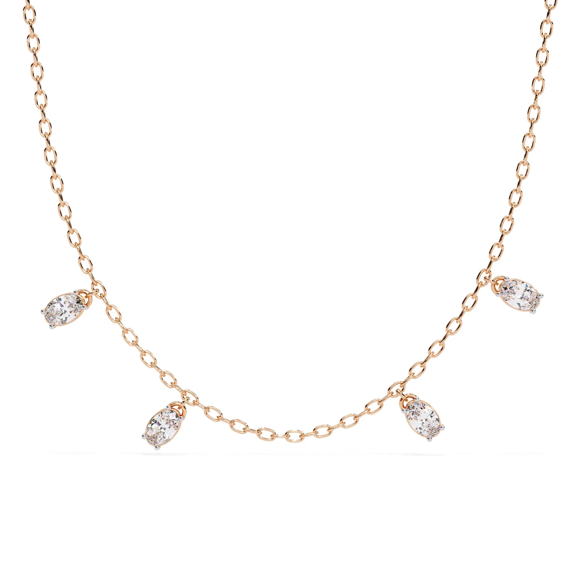 Luxe Drops Moissanite Necklace