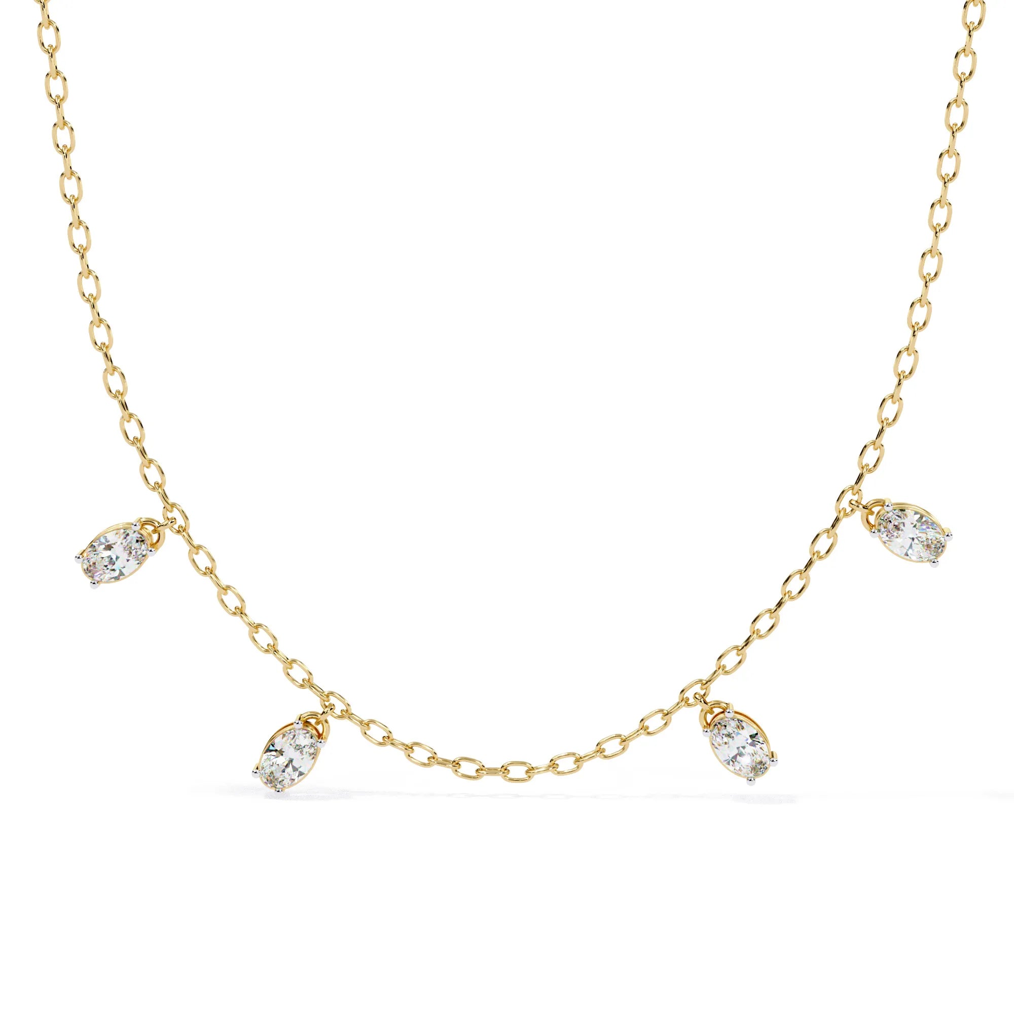 Luxe Drops Moissanite Necklace