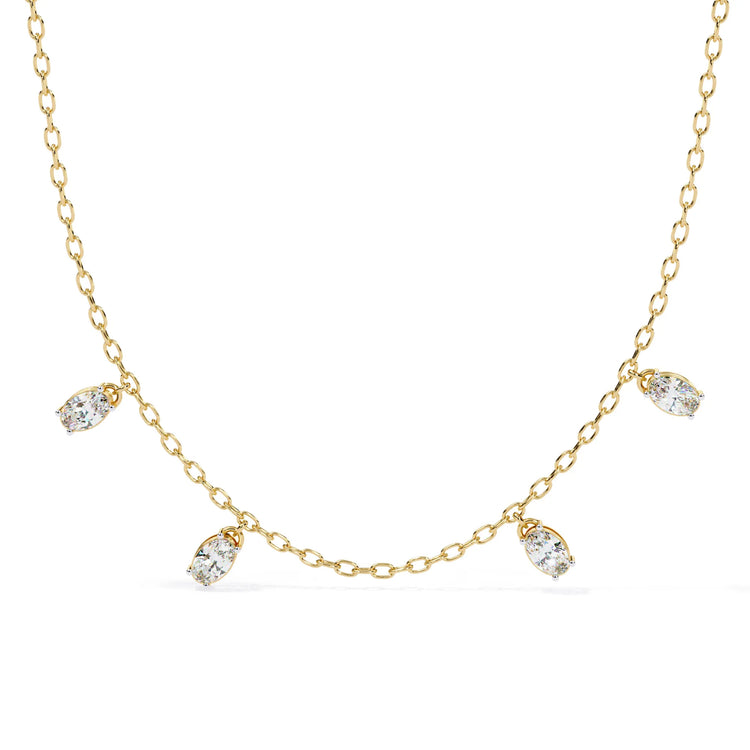 Luxe Drops Moissanite Necklace