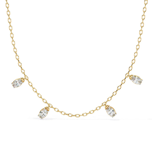 Luxe Drops Lab Diamond Necklace