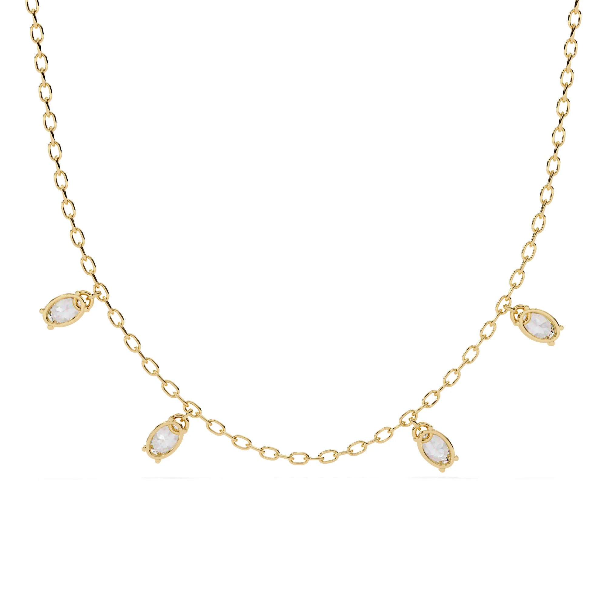 Luxe Drops Moissanite Necklace