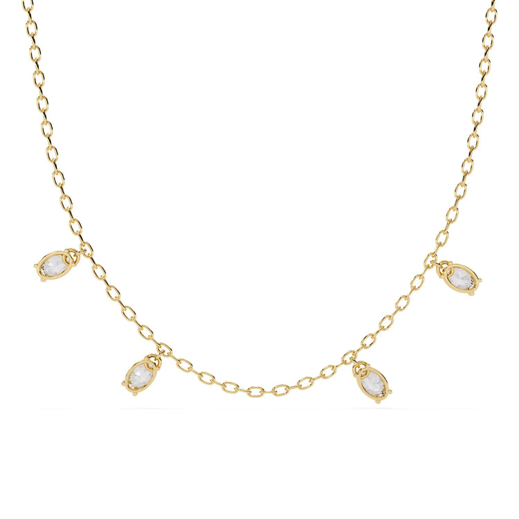 Luxe Drops Moissanite Necklace