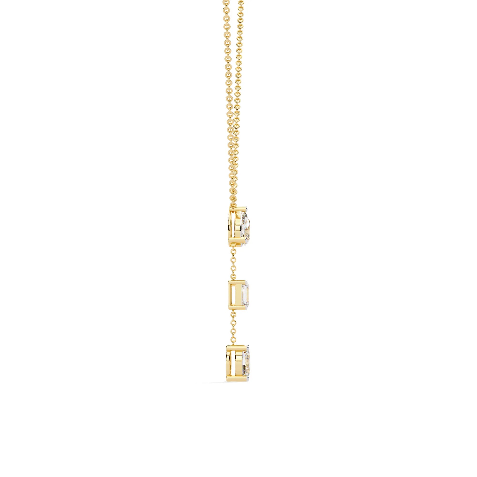 Celestial Trio Moissanite Necklace