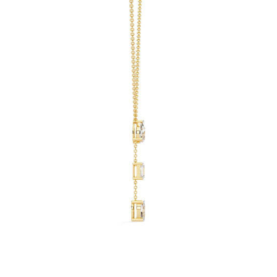 Celestial Trio Moissanite Necklace