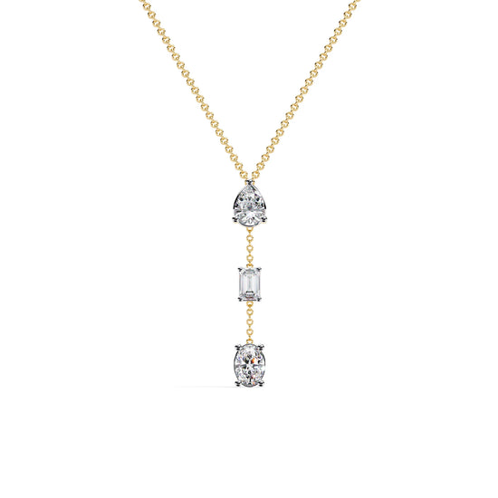 Celestial Trio Lab Diamond Necklace