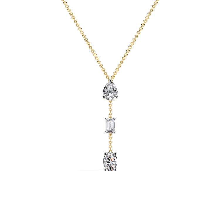 Celestial Trio Moissanite Necklace