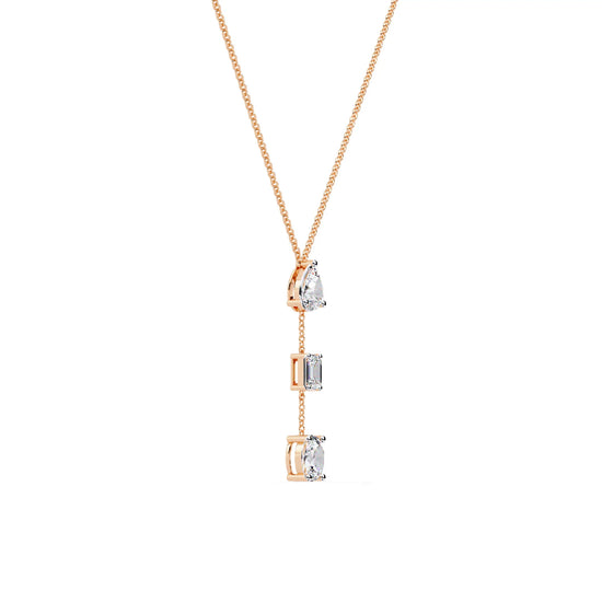Celestial Trio Lab Diamond Necklace