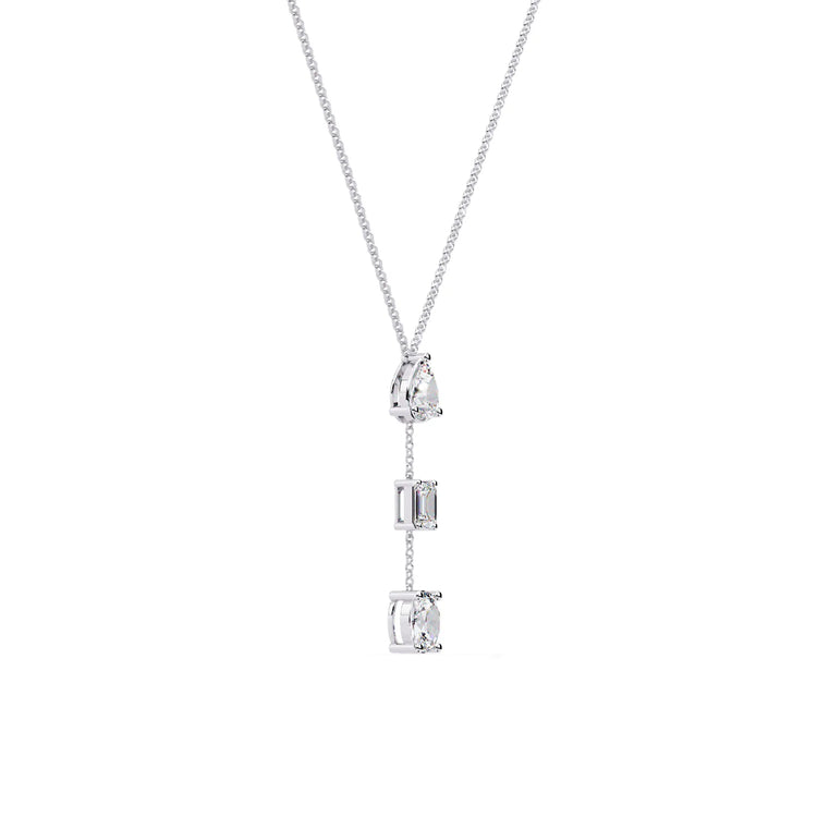 Celestial Trio Moissanite Necklace