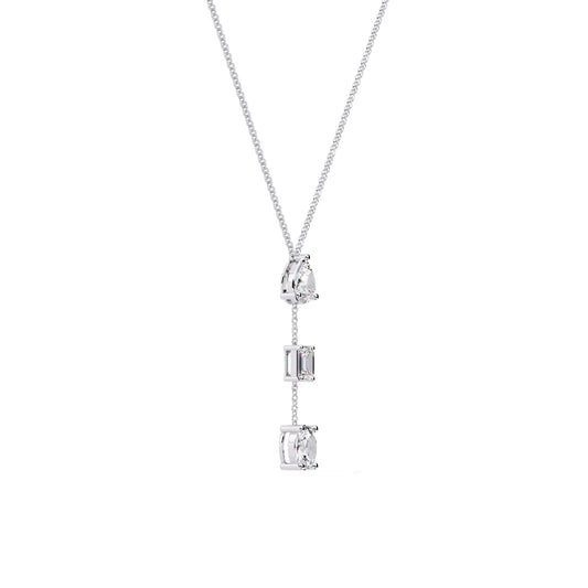 Celestial Trio Lab Diamond Necklace