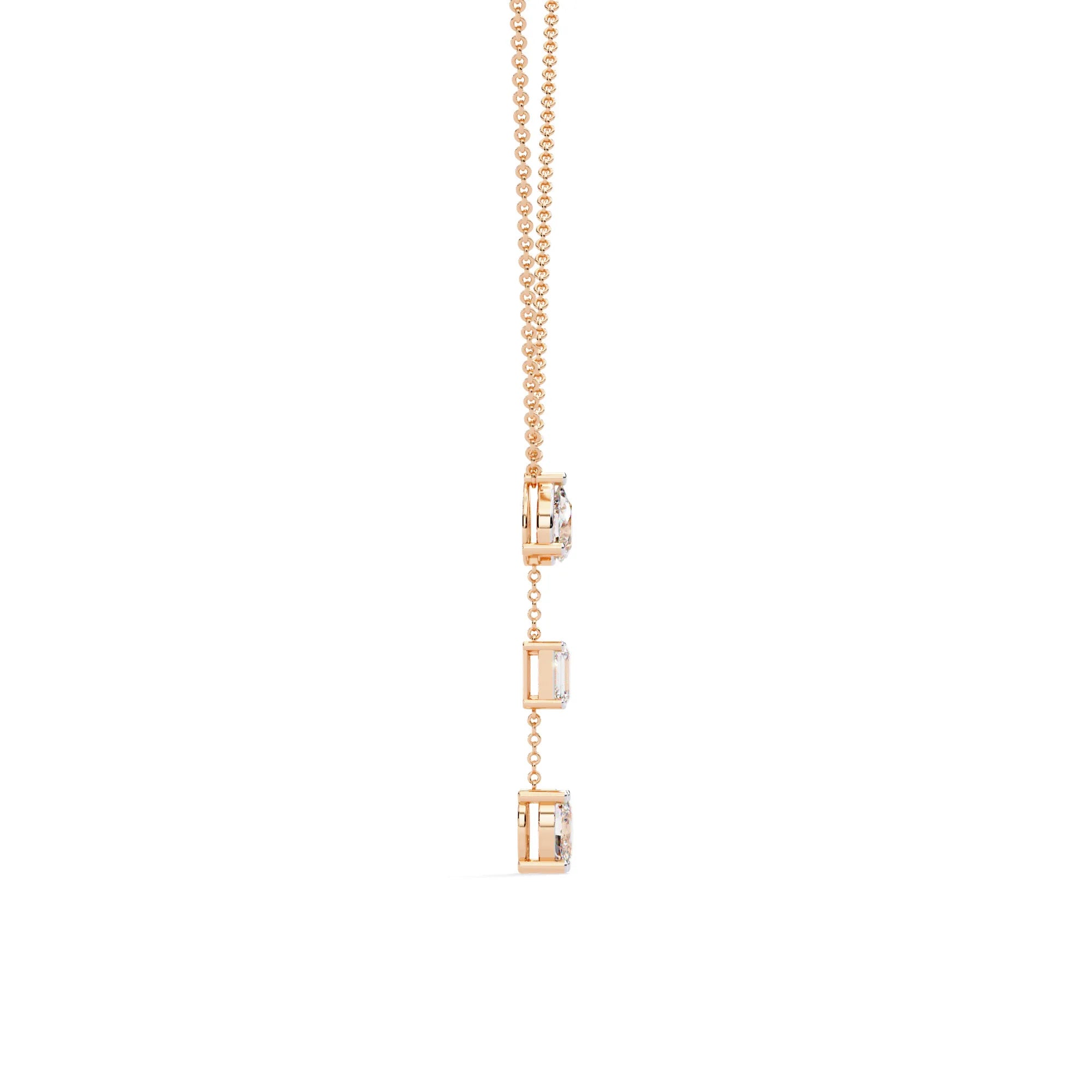 Celestial Trio Lab Diamond Necklace