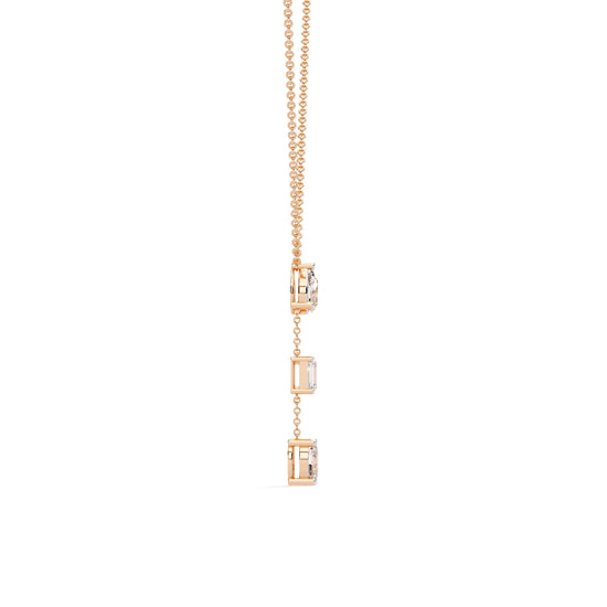 Celestial Trio Lab Diamond Necklace