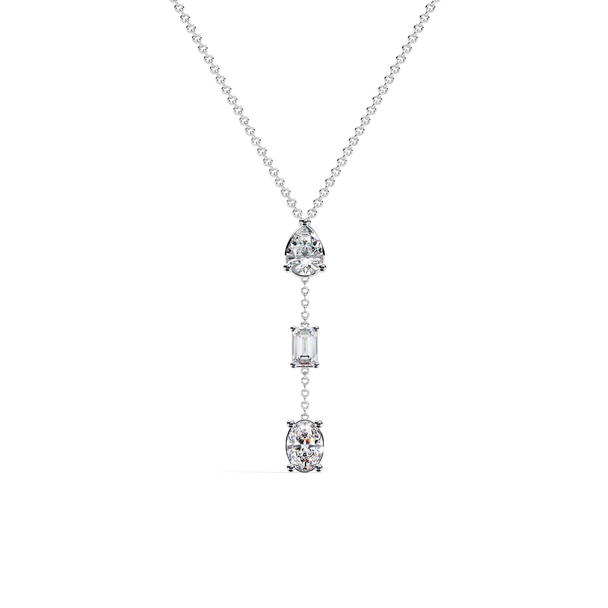 Celestial Trio Lab Diamond Necklace