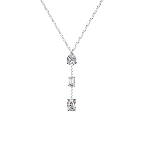 Celestial Trio Lab Diamond Necklace