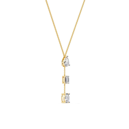 Celestial Trio Lab Diamond Necklace