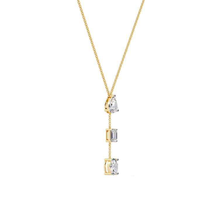 Celestial Trio Lab Diamond Necklace
