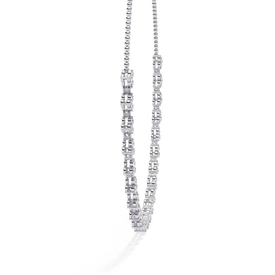 Petal Drop Sparkle Moissanite Necklace