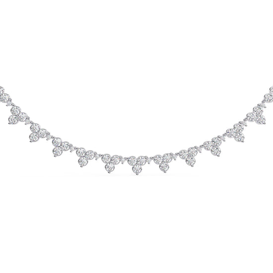 Petal Drop Sparkle Lab Diamond Necklace
