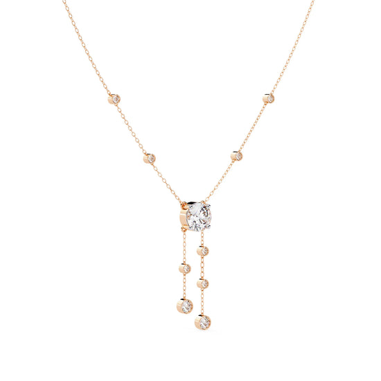 Shimmering Stream Lab Diamond Necklace