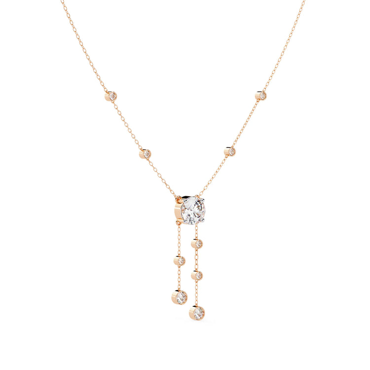 Shimmering Stream Lab Diamond Necklace