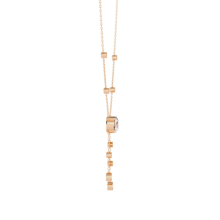 Shimmering Stream Moissanite Necklace
