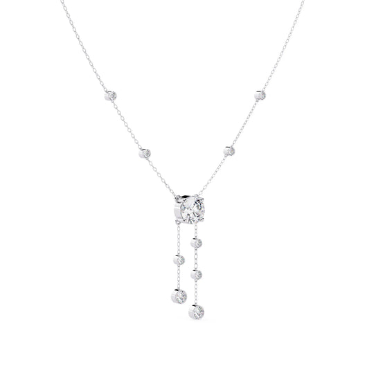 Shimmering Stream Lab Diamond Necklace