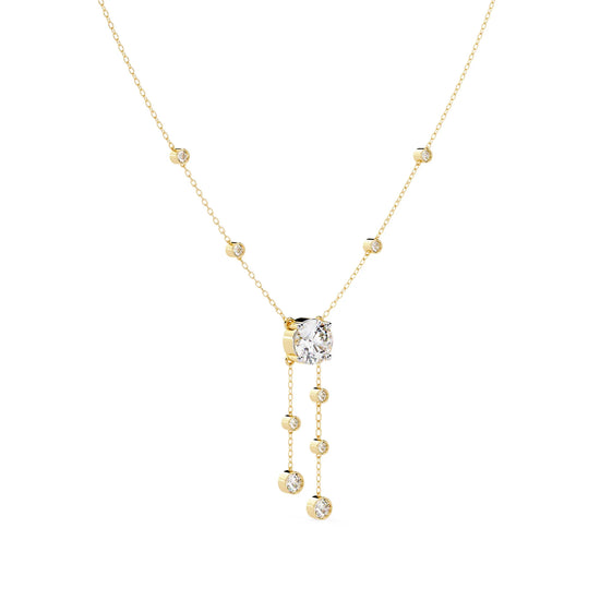 Shimmering Stream Lab Diamond Necklace
