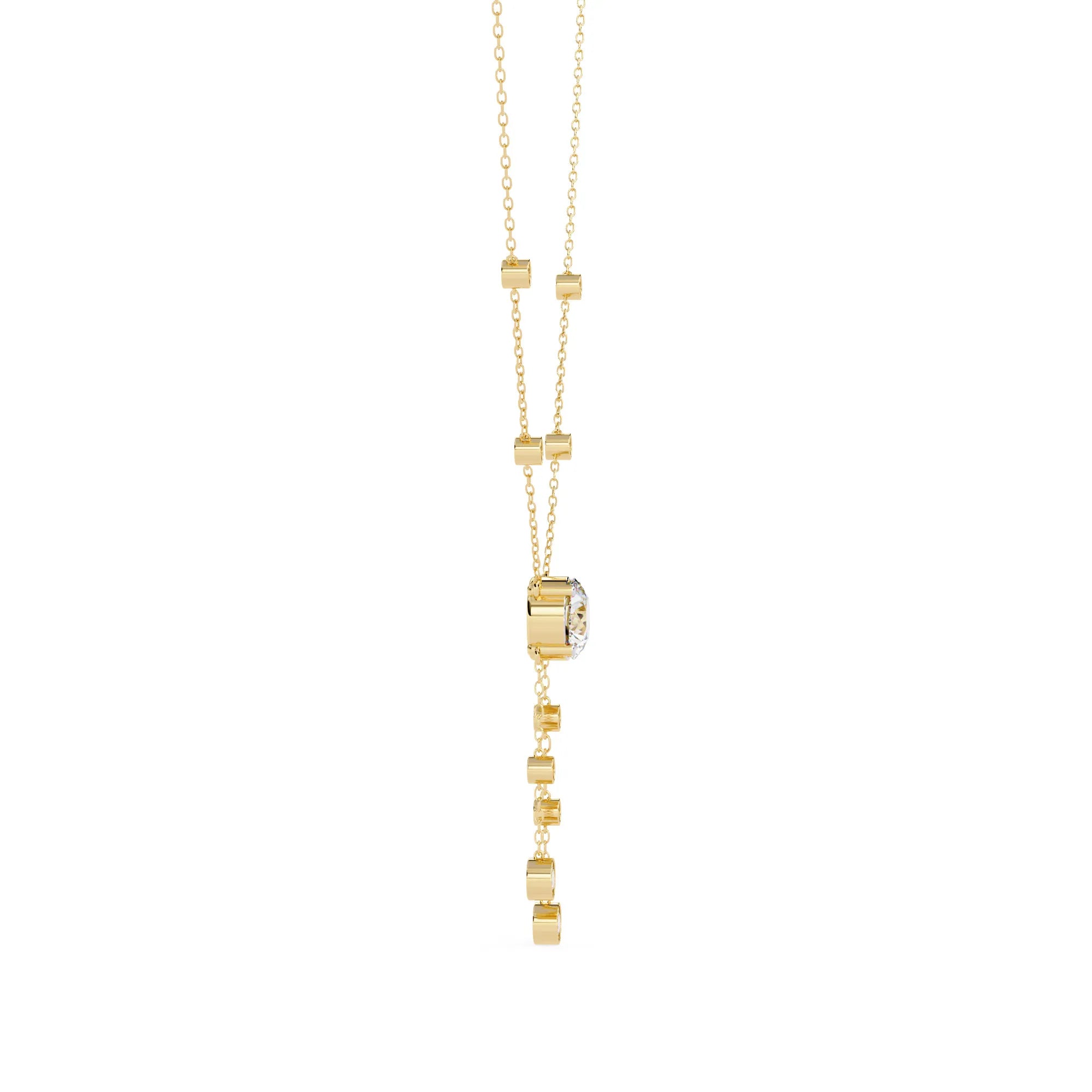 Shimmering Stream Moissanite Necklace
