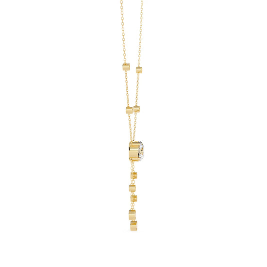 Shimmering Stream Moissanite Necklace