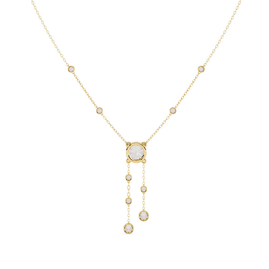 Shimmering Stream Moissanite Necklace