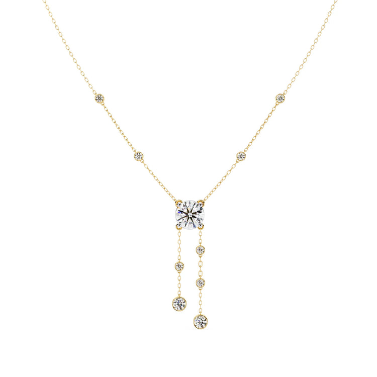 Shimmering Stream Lab Diamond Necklace