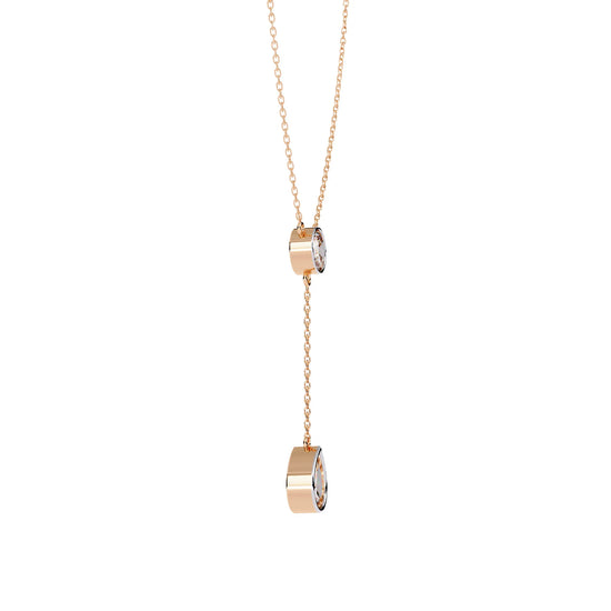 Radiant Drop Lab Diamond Necklace