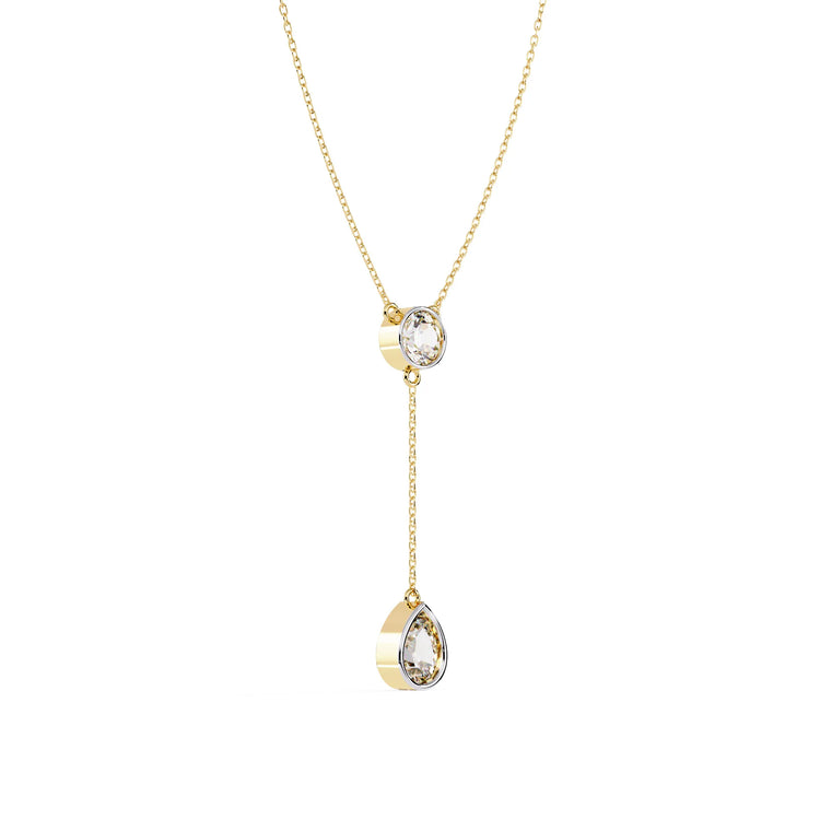 Radiant Drop Lab Diamond Necklace