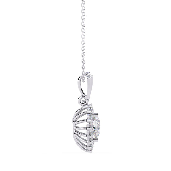 Timeless Heart Shaped Moissanite Necklace