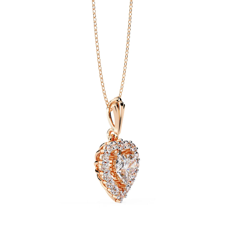 Timeless Heart Shaped Moissanite Necklace