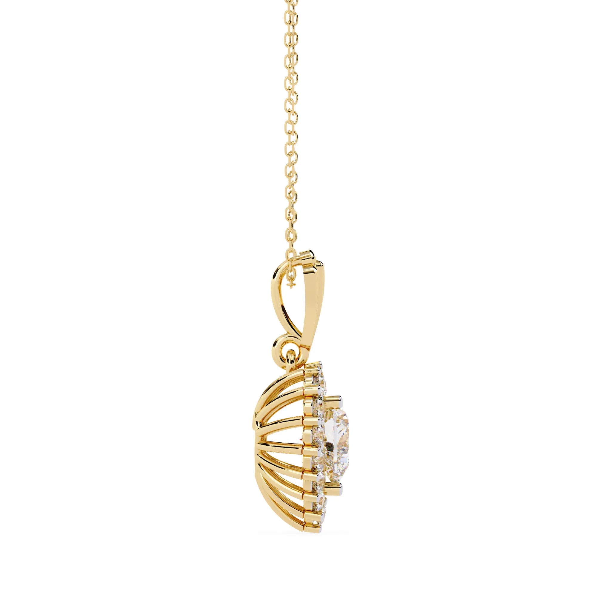 Timeless Heart Shaped Moissanite Necklace