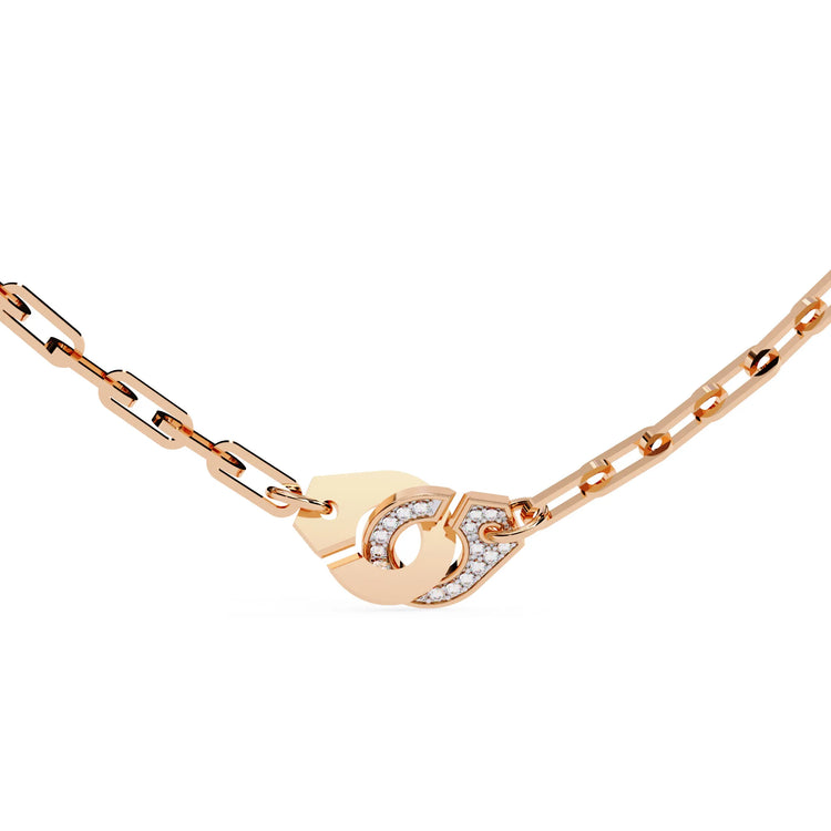 Lab Diamond Modern Fusion Necklace