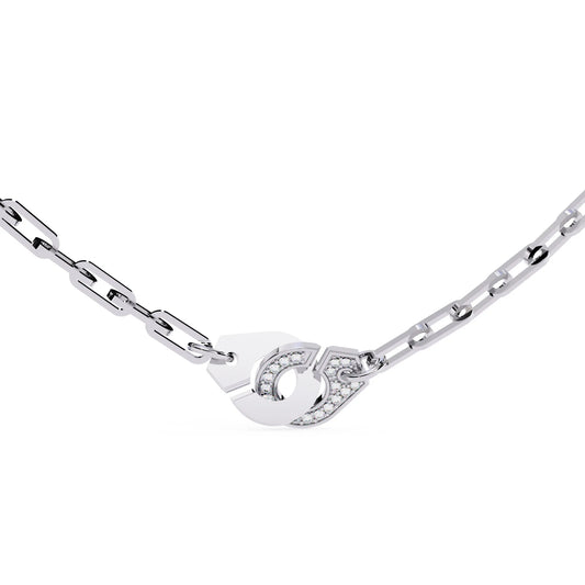 Lab Diamond Modern Fusion Necklace