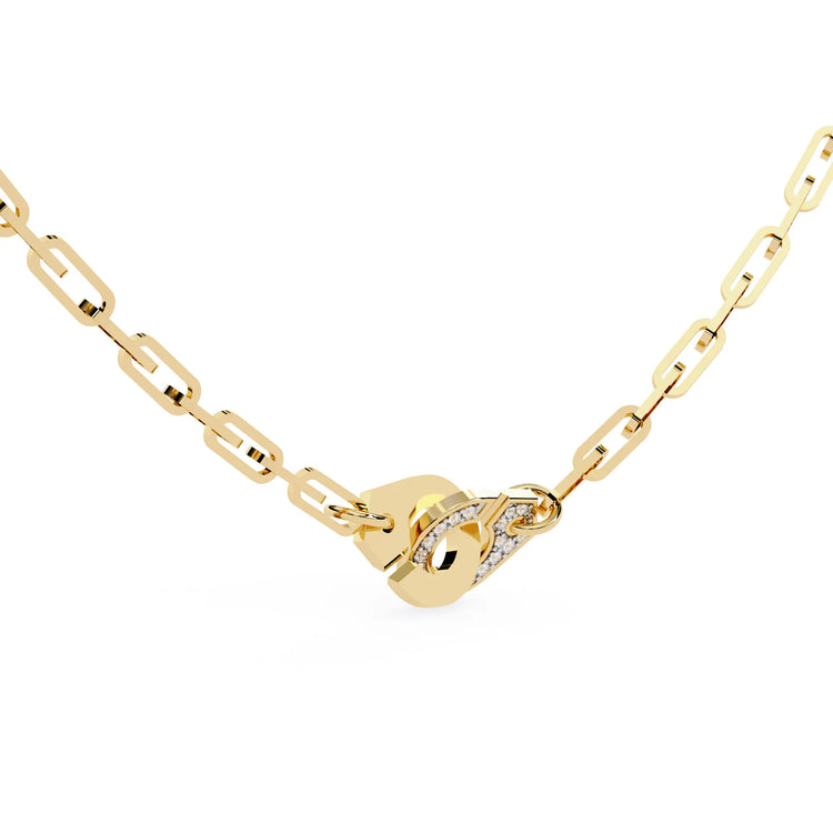 Lab Diamond Modern Fusion Necklace