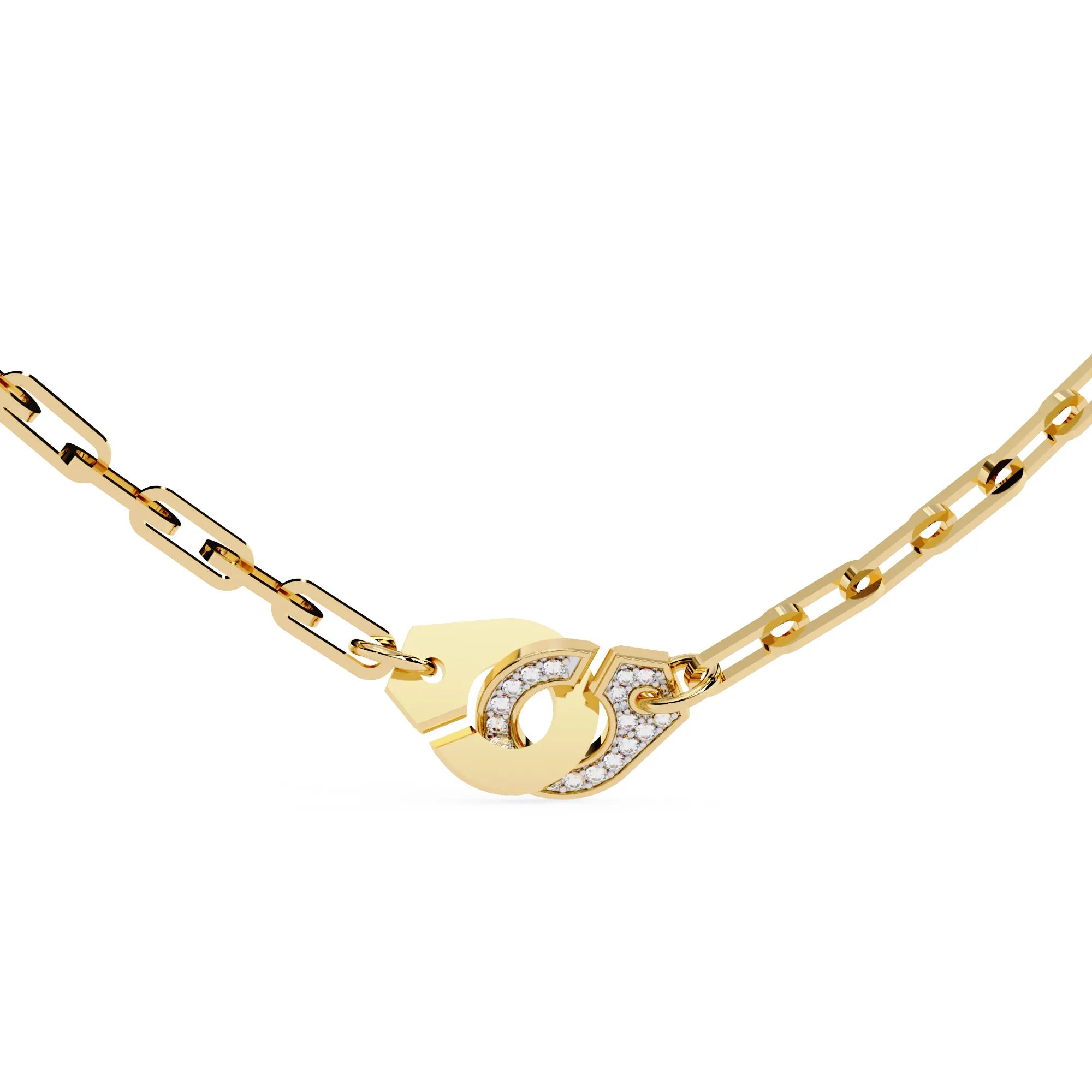 Lab Diamond Modern Fusion Necklace