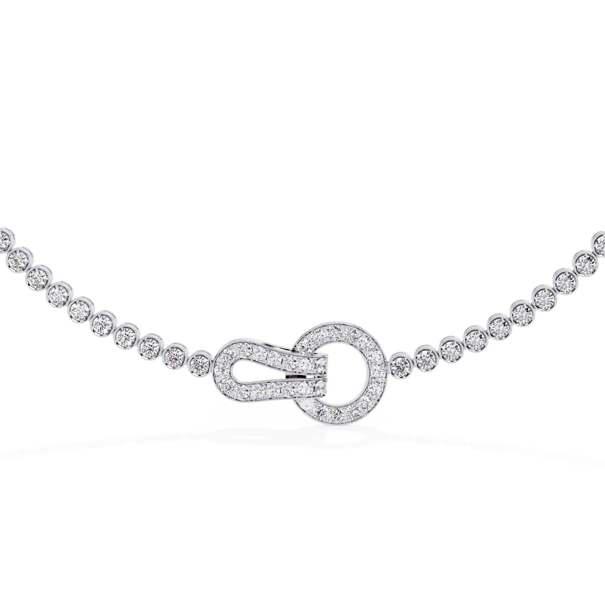 Luxe Loop Moissanite Necklace