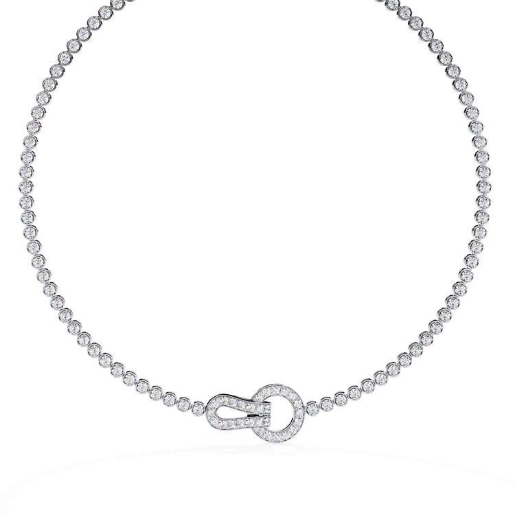 Luxe Loop Moissanite Necklace